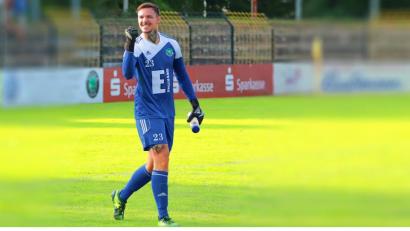 Bild: Mario Wiedel
Christopher Sommerer war der Held des Hinspiels, als er zwei Elfmeter hielt.