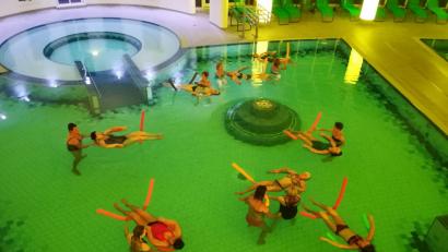 Bild: exb
Die Wirkung von Aqua-Entspannung auf Körper und Geist durften jetzt Frauen der Vita-Gruppe erleben.