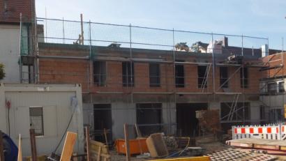 Bild: ibj
Bei weiterem Baufortschritt ist das Richtfest für die neue Gemeindebücherei Ende November geplant.