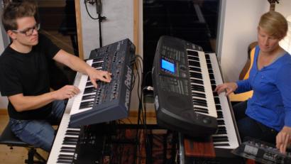 Bild: exb
Matthias Sommer und Anita Kinscher haben einen ganz eigenen Soundstil entwickelt – das Reinhören lohnt sich.