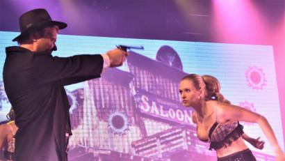 Bild: rgr
Bei Stücken aus „Der Schuh des Manitu“ wird es gefährlich.