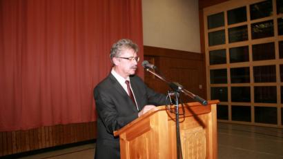Bild: wro
Die Festansprache beim Ehrenabend der Gemeinde hielt Bürgermeister Wolfgang Braun.
