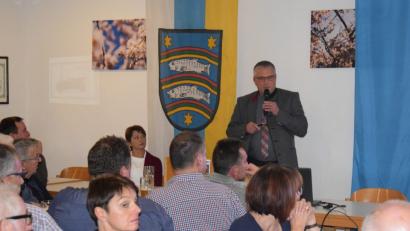 Bild: bnr
Die Bilanz, die Bürgermeister Richard Tischler in der Bürgerversammlung zog, konnte sich sehen lassen. Die Stadt steht gut da.