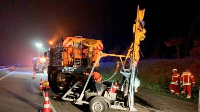 Bild: Alexander Auer
Unfall auf der A93.
