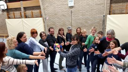 Bild: pz
Bei der Eltern-Kind-Akademie hatten die Kinder mit Erlebnispädagogin Katharina Dubrowski viel Spaß.