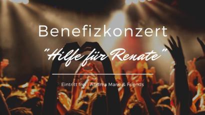 Bild: exb
Die Vorbereitungen für das Benefizkonzert "Hilfe für Renate" laufen auf Hochtouren. Sängerin Andrea Marie gibt Vollgas, um ein tolles Musikprogramm anbieten zu können.
Termin ist am 30. November um 20 Uhr in der Stadthalle Vohenstrauß.