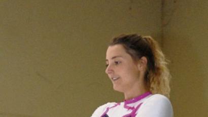 Bild: gb
Anja Zinkl gehört beim Landesfinale in Bamberg zur Frauenriege der TG Tirschenreuth.