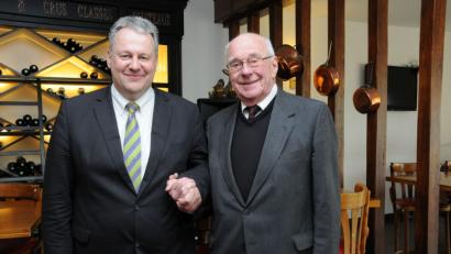 Bild: Bildarchiv Landratsamt
Landrat Richard Reisinger und René Gallas.