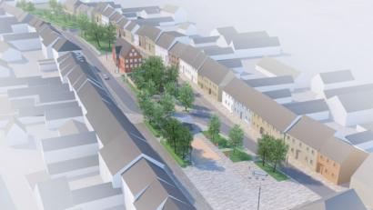 Bild: ow
Das Jahrhundertprojekt der Kulmstadt ist die Markplatzsanierung. Am östlichen Teil wird begonnen. Hier entsteht ein großer Platz, der für die verschiedensten Veranstaltungen genutzt werden kann. Im westlichen Teil wird dieser durch ein Multifunktionsgebäude begrenzt.