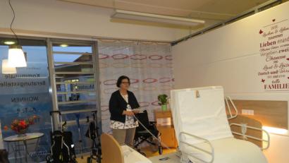 Bild: Ulla Baumer
In Tirschenreuth ist eine Musterwohnung für barrierefreies Leben eingerichtet.