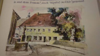 Bild: exb
Gerhard de Crignis hatte 1963 auch ein Bild der Johannisbrücke für das "Goldene Buch" angefertigt.