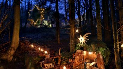 Bild: Gerhard Götz
Ein idyllisches Ambiente bietet "Advent im Wald" am Eulenberg.