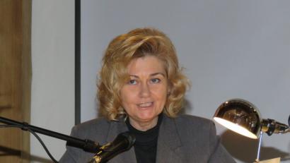 Bild: ubb
Petra Renée Meineke bei ihrer Lesung im Kunsthaus.