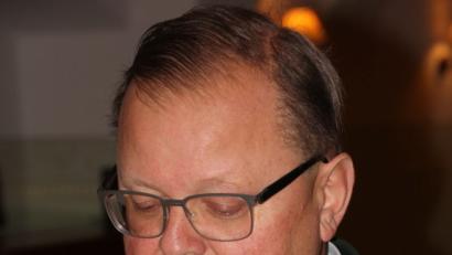 Bild: kro
Bürgermeister Alfred Stier zog bei der Bürgerversammlung positive Bilanz.