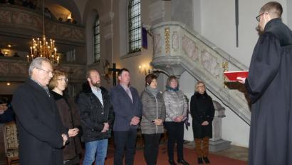 Bild: ils
Die Wildenreuther Kirchenvorsteher (von links): Helmut Fichtner, Elke Beßenreuther, Tobias Krauß, Harald Hör, Barbara Sparrer, Erika Häupler und Gudrun Lehner.