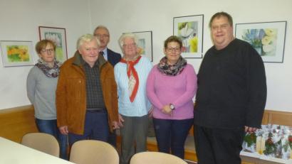 Bild: mad
Neuwahlen standen beim Krankenpflegeverein auf der Tagesordnung. Unser Bild zeigt den neuen Vorstand.