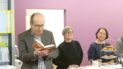 Bild: tie
Reinhard und Gisela Westiner stellten in der gleichnamigen Buchhandlung bei einer Matinee empfehlenswerte Lektüre vor.