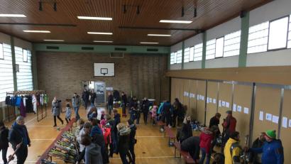 Bild: exb
Gut besucht war der Skibasar in Wernberg-Köblitz.