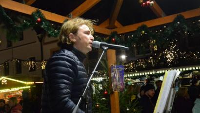 Bild: Kunz
Angelo Palazzotto in der Kulturhütte.