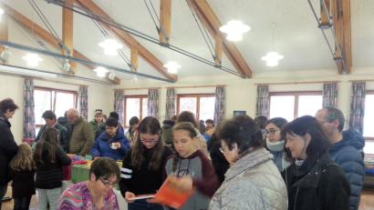 Bild: exb
Ein großer Erfolg war der erste Basar des Büchereiteams St. Anna.