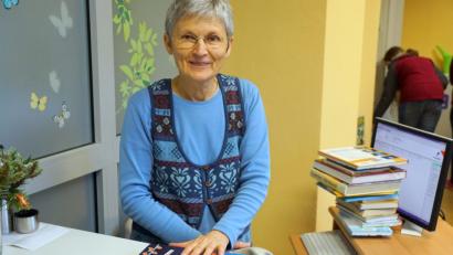 Bild: bkr
Zweimal die Woche schließt Helga Schweizer für die Schüler des Schulzentrums die Bücherei auf.