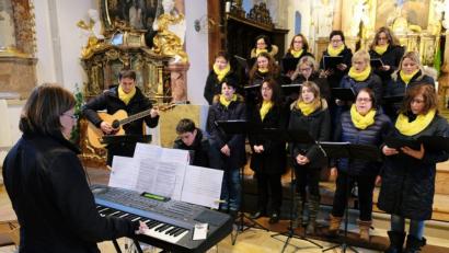 Bild: do
Das Ensemble „Laudate“ begeistert mit warmen Tönen.