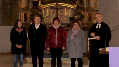 Bild: ds
Die neu gewählten Kirchenvorstandsmitglieder der Kirchengemeinde Etzelwang: Elisabeth Kellner, Tanja Kimmel, Lukas Pürner und Verena Wagner (von rechts).