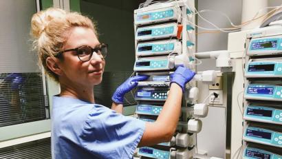 Bild: exb
Mehr Wertschätzung für Pflegeberufe steht auf dem Wunschzettel von Intensiv-Krankenschwester Sophie Decker.