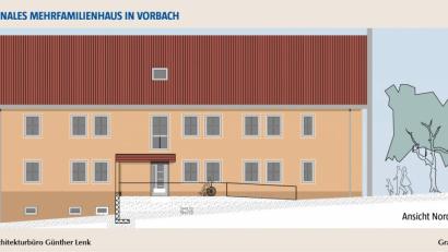 Mit einer 35-Grad-Neigung bekommt das Satteldach der kommunalen Wohnanlage eine ganz neue Ansicht. Allerdings steigen mit der Möglichkeit der Dachgeschossnutzung auch die Kosten.