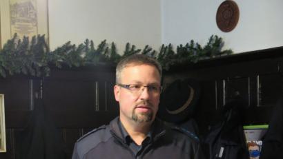 Bild: jzk
Bei der Gebietsverkehrswacht berichtet Polizeihauptmeister Carsten Landgraf über die Verkehrsunfälle im Bereich der Kemnather Polizei.