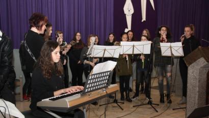 Bild: adj
Die Schulband aus Stribro.