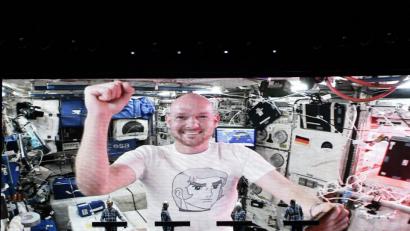 Bild: Reiner Pfisterer
ISS-Astronaut Alexander Gerst.