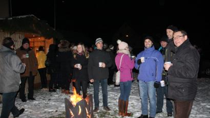 Bild: lg
Die Kolpingfamilie feierte eine Rorate.