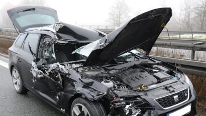 Bild: gf
Unfall auf der A6