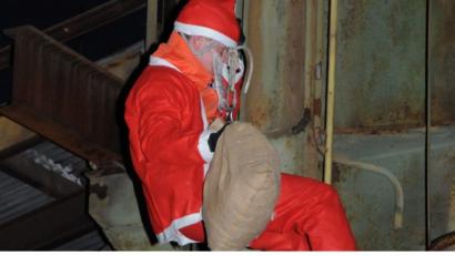 Bild: ge
Eine der großen Attraktionen wird am Samstag beim Weihnachtsmarkt auf der Hochofen-Plaza die Nikolaus-Abseilaktion sein.