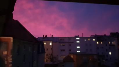 Bild: Detlef Bartonek
Farbschauspiel am Mittwochmorgen in Weiden.