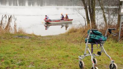 Bild: bey
Einsatz am Baggerweiher bei Luhe.