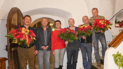 Bild: exb
Jubilarehrung bei der Firma Mühlmeier: Im Bild von links Klaus Heider, René Mühlmeier, Petra Schmidtkonz, Libor Voitl, Otto Hültner und Hans Franz.