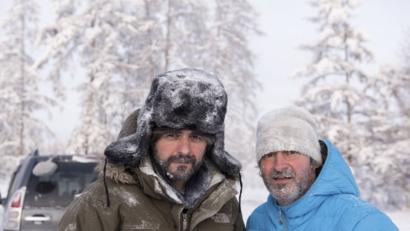Bild: otj
Haben gemeinsame Erfahrungen mit Extremsituationen: Mirco Paolo Taliercio und Juan Moreno waren nicht nur im heißen Arizona, sondern haben auch schon eine Reportage über den kältesten Ort der Welt gemacht.
