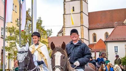 Archivbild: arr
Josef Brunner sicherte den Fortbestand des Osterritts.