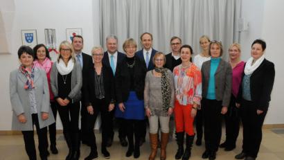 Bild: Michael Schröter
Für 25 Jahre im Schuldienst wurden diese Lehrer geehrt.