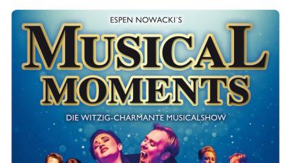 Bild: exb
Verschiedene Musical-Welten verschwimmen, wenn die acht Dartsteller von "Musical-Moments" ihr Bühnenprogramm zum Besten geben.