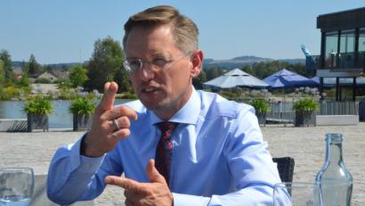 Bild: Benkhardt
Landtagsabgeordneter Tobias Reiß steht 2018 kurz vor seinem 50. Geburtstag im "Seenario" in Tirschenreuth der NT-Redaktion Rede und Antwort.