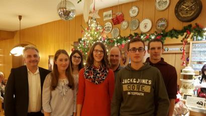 Bild: twg
Von links nach rechts: Alexander Riedl, Maria König, Marina Scherm, Julia Scherm, Johannes Hecht, Maximilian Schindler und Andreas Rickauer