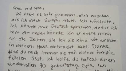 Bild: Johann R.
Es ist eine besondere Überraschung, die Johann R. aus Freihung zu seinem 90. Geburtstag erwartet.