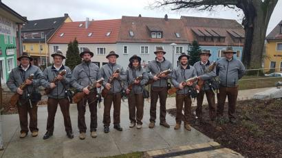 Bild: gi
Böllerschützen schießen das neue Jahr an.