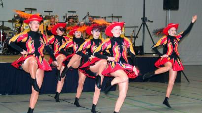 Bild: stg
Die Garde des WCV sorgt für eine gelungene Einlage.