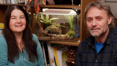 Bild: tr
Die Erbendorferin Apollonia und ihr Ehemann Konstantin Savidis haben ein ganz besonderes Haustier.