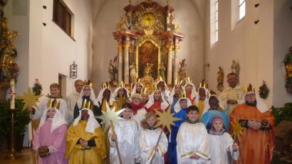 Bild: bk
Die Kaltenbrunner Sternsinger sammeln heuer fast 3000 Euro.