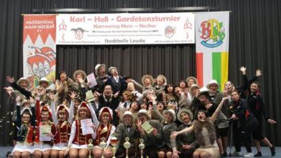 Bild: exb
Top-Platzierungen ertanzen sich die Teilnehmerinnen der Faschingsgilde Marktredwitz-Dörflas beim Wettbewerb in Lauda-Königshofen.